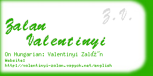 zalan valentinyi business card